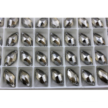 9X18mm Dz-3066 Horse Eyes Jewelry Accessories Glass Sew on Stone Wholesale